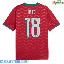 Camisa de time de futebol Portugal Pedro Neto #18 Replicas 1º Equipamento Mundo 2026 Manga Curta
